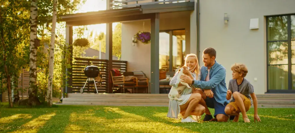 family outside